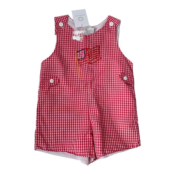 NWT TPP 24M Stars & Stripes Jon Jon - Picture 1 of 6